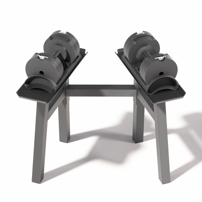 adjustable dumbbells 24kg with stand 