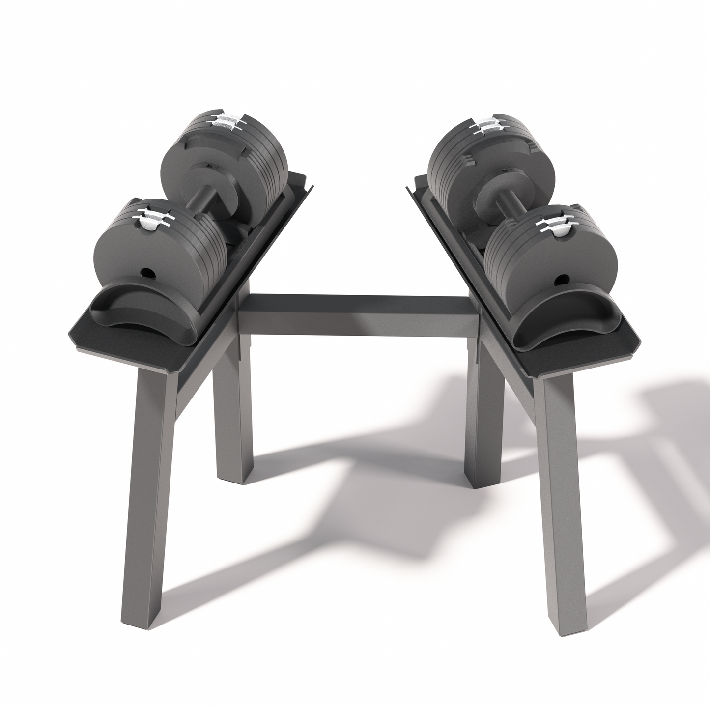 adjustable dumbbells 32kg rack