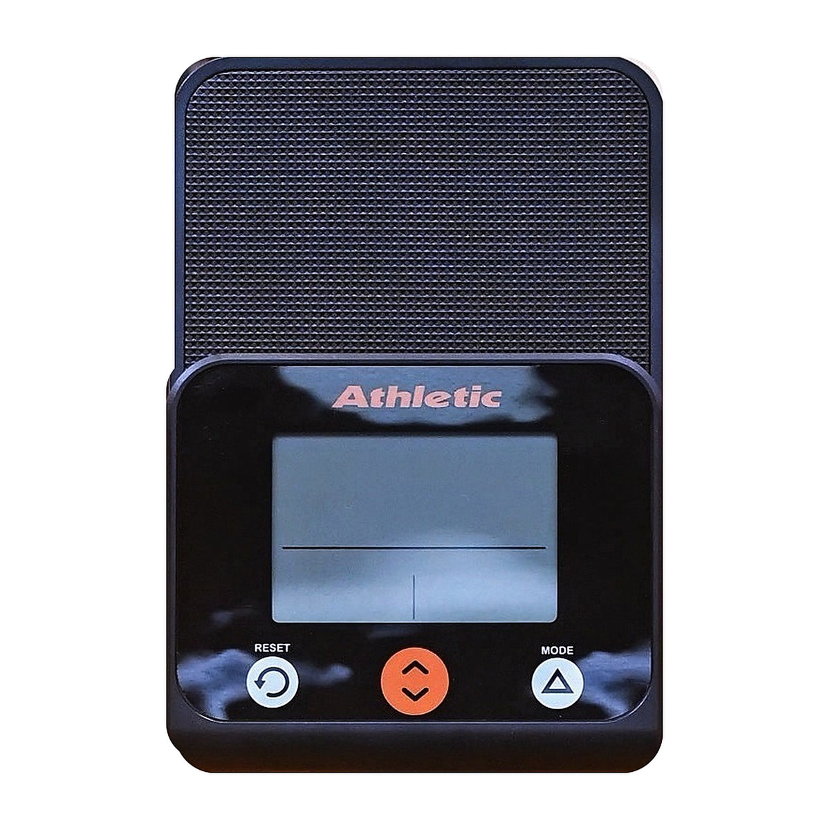Athletic 350BH console screen with Reset, Mode and up/down buttons