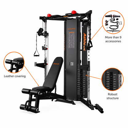 Athletic 2200MS Functional Trainer & Bench Package