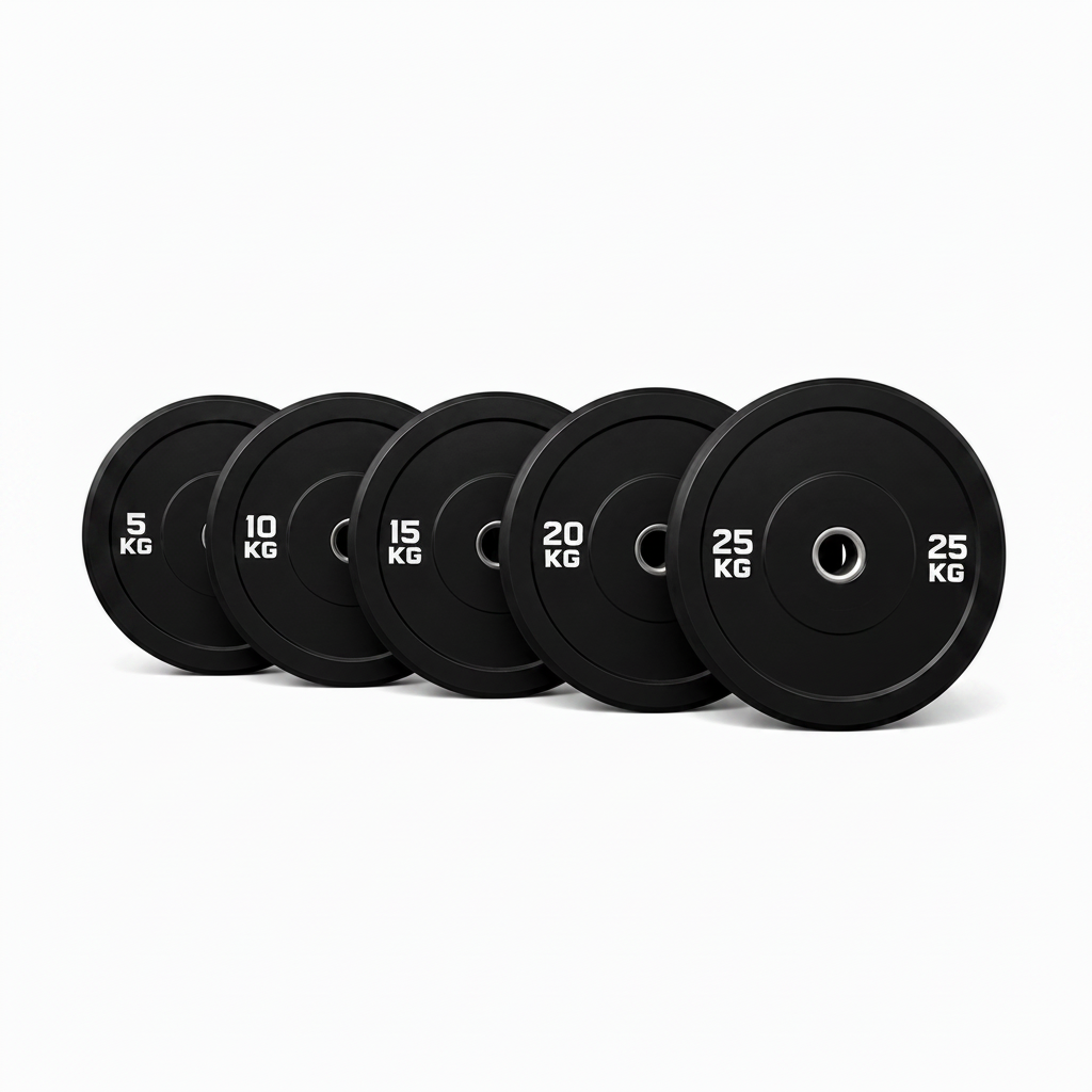 Olympic Black Bumper Weight Plates