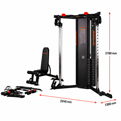 Athletic 2200MS Functional Trainer & Bench Package