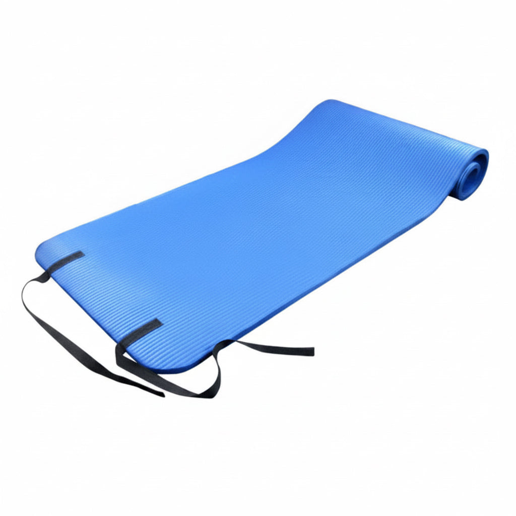 exercise mat thick blue 
