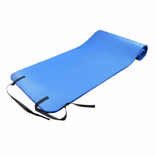 exercise mat thick blue 