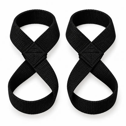 Powerlifting straps Figure 8
