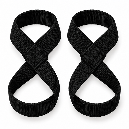 Powerlifting straps Figure 8