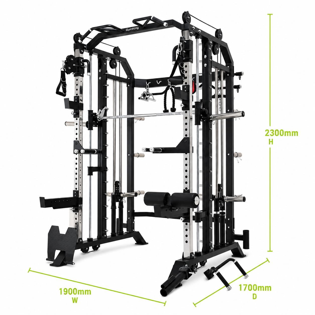 GymKing GK-7000 Commercial Multi Functional Trainer (Plate Loaded)