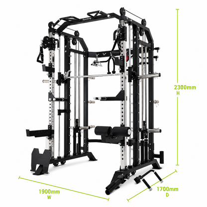 GymKing GK-7000 Commercial Multi Functional Trainer (Plate Loaded)