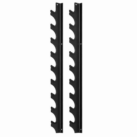 Gun Rack | Wall Mounted Barbell Storage – Holds 8 Barbells