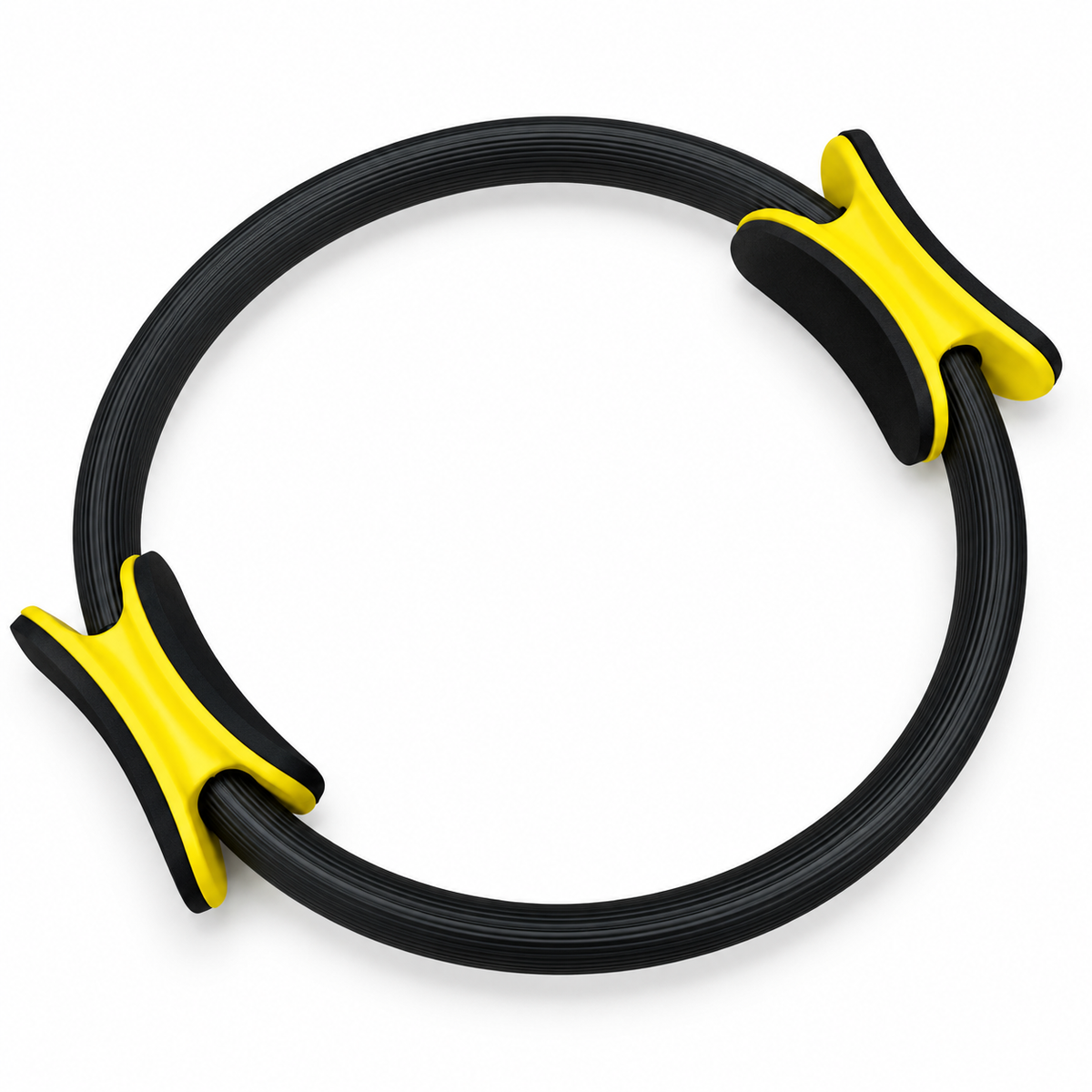Gymking 38cm Pilates ring in yellow and black