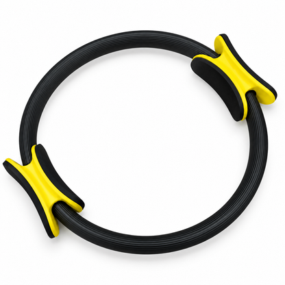 Gymking 38cm Pilates ring in yellow and black