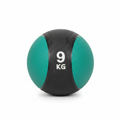 A 9 kg medicine ball 