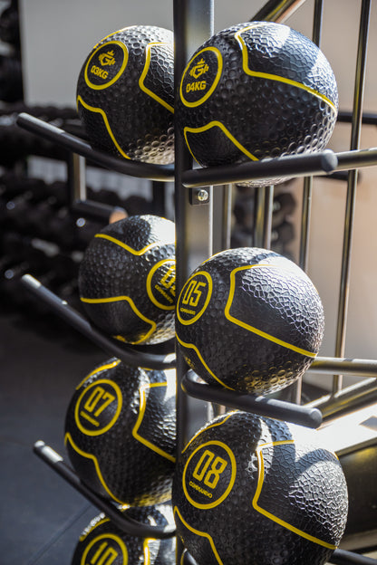 medicine ball rack