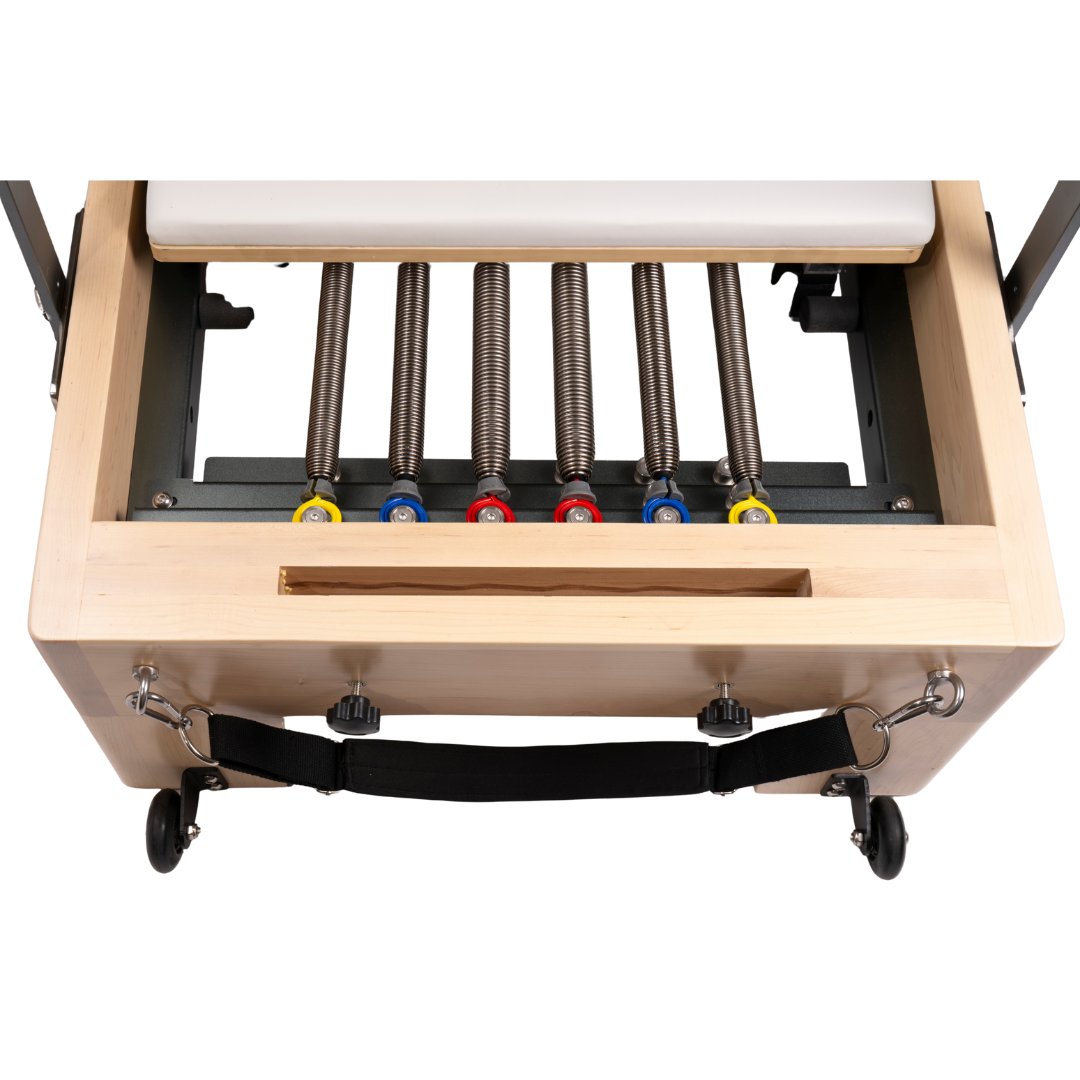 aligne-pilates-folding-reformer-white