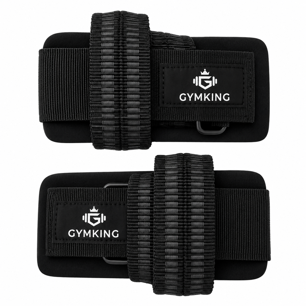 Gymking Powerlifting Straps with velcro wrist wrap