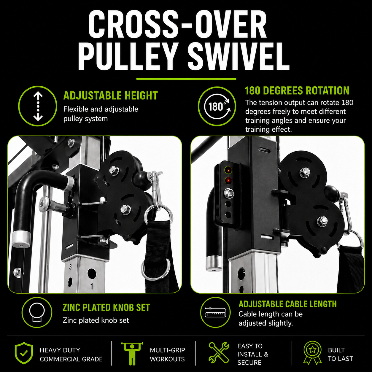 GymKing GK-6000 Commercial Multi Functional Trainer | Smith Machine & Functional Trainer