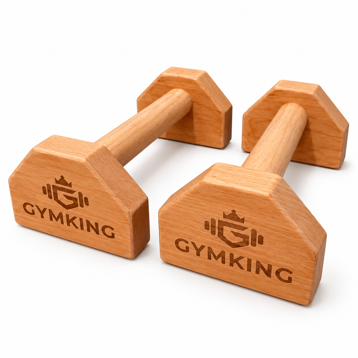 Gymking wooden push up bars