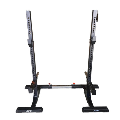 AFE Heavy Duty Adjustable Squat Stands with Dip Handle
