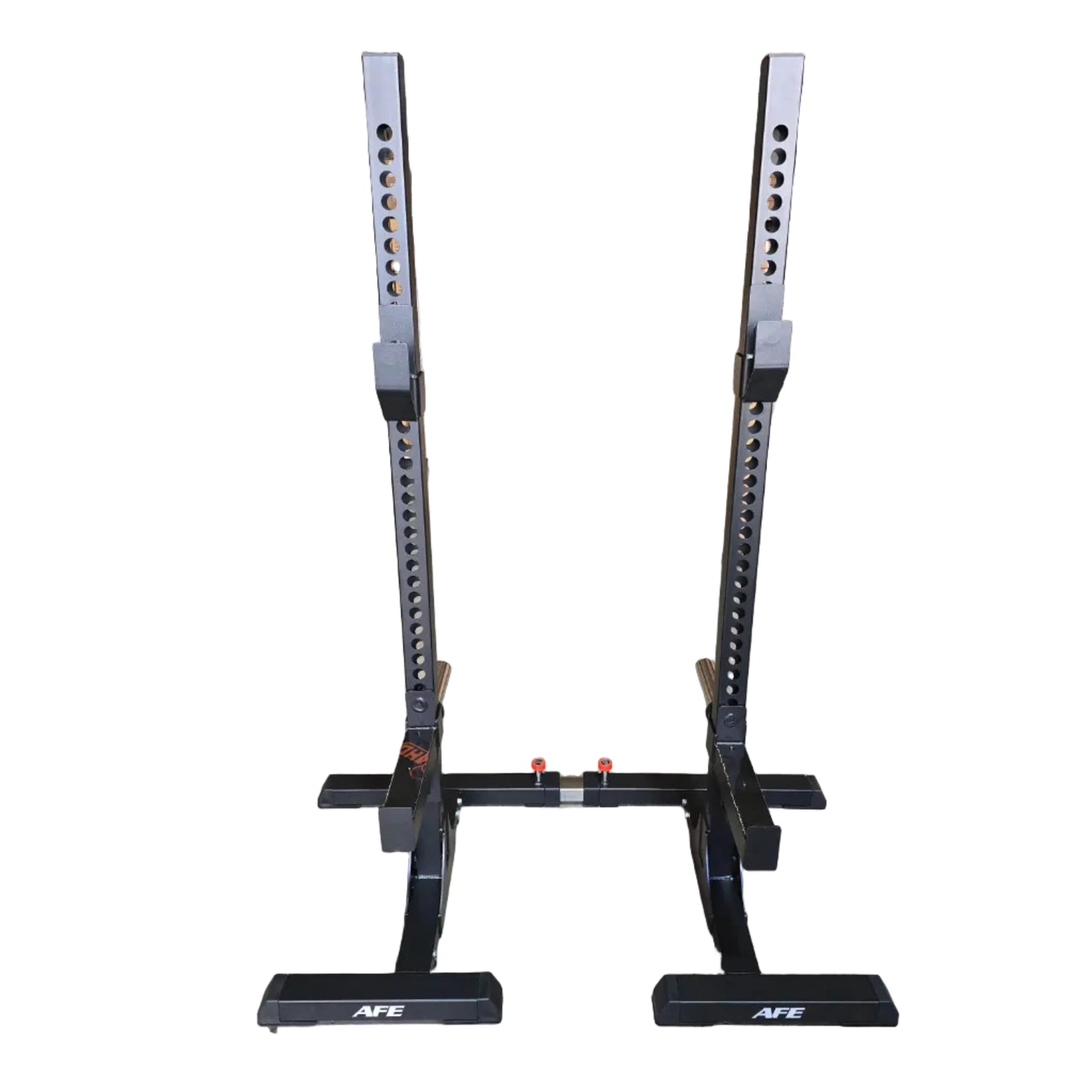AFE Heavy Duty Adjustable Squat Stands with Dip Handle