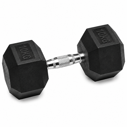 Rubber Hex Dumbbell