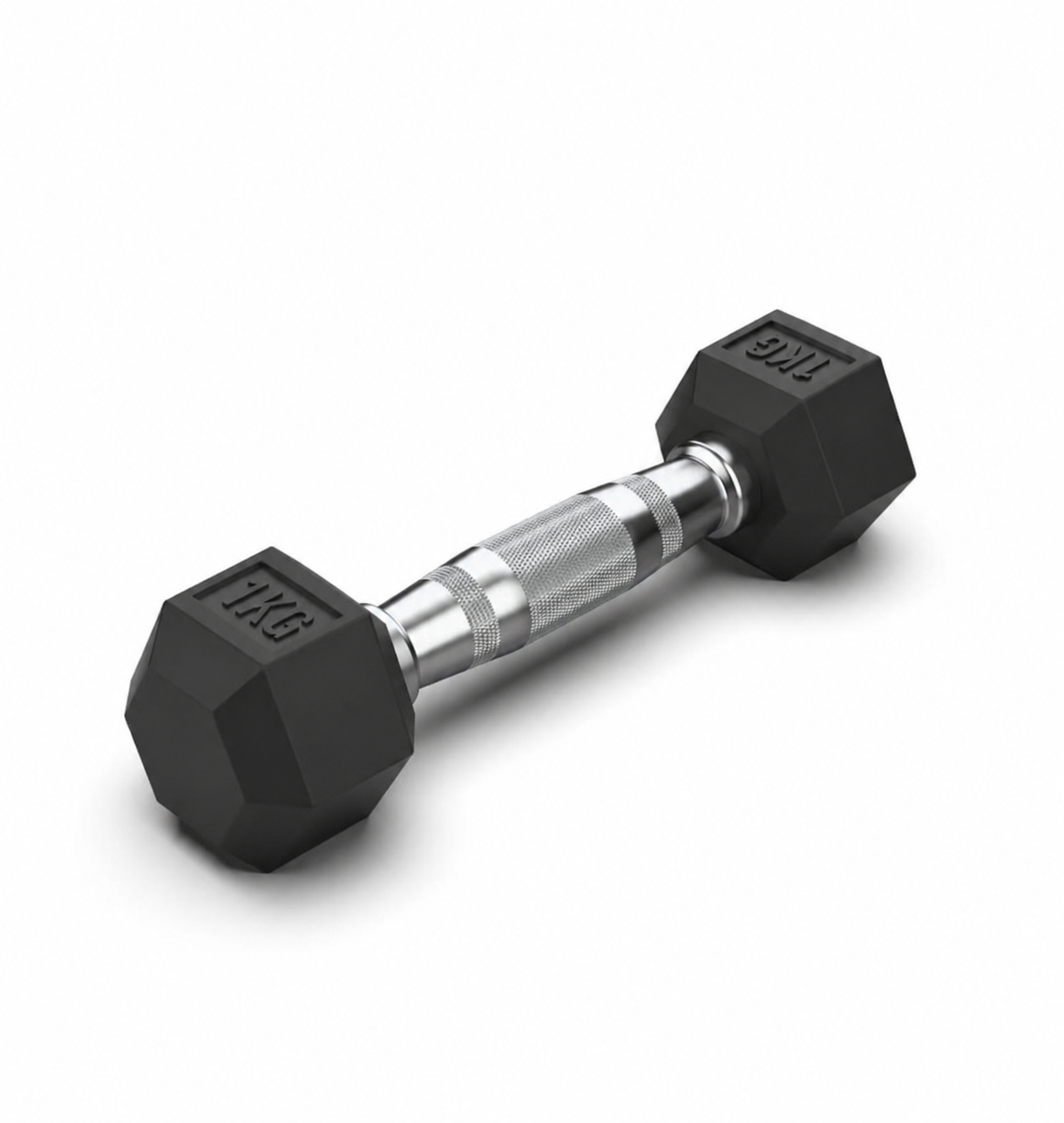 Rubber Hex Dumbbell