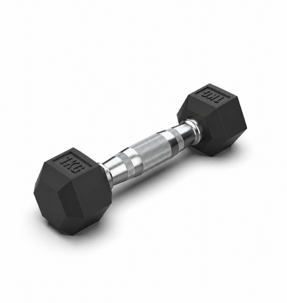 Rubber Hex Dumbbell