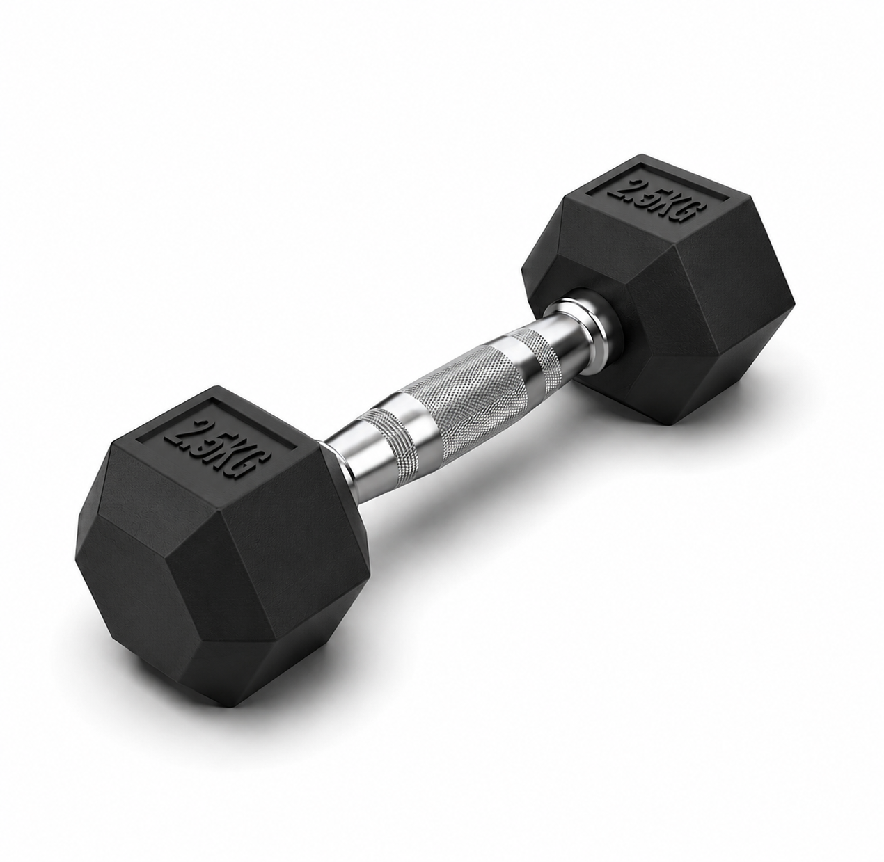 Rubber Hex Dumbbell
