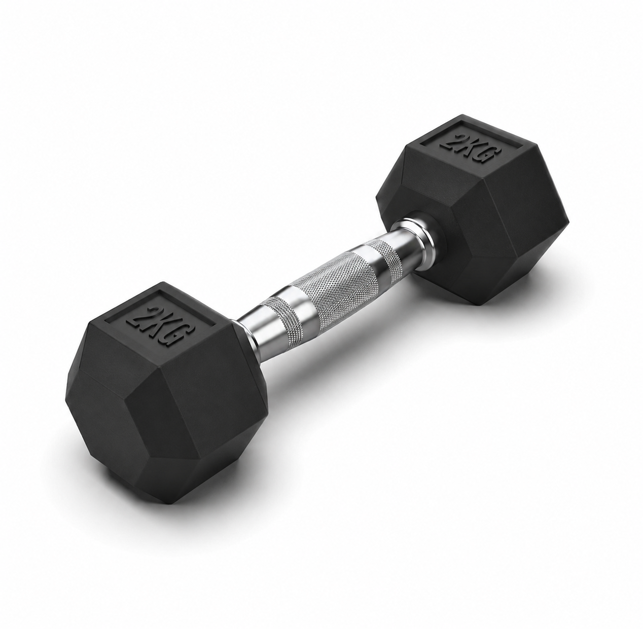 Rubber Hex Dumbbell