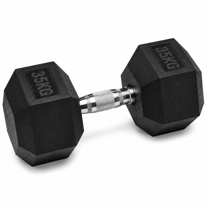 Rubber Hex Dumbbell