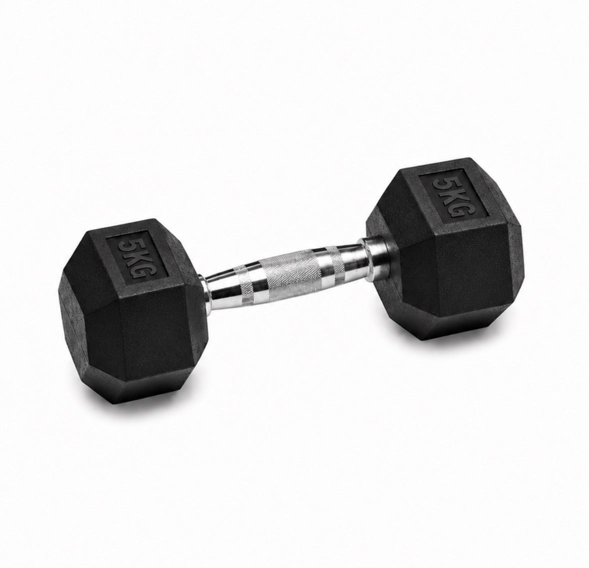 Rubber Hex Dumbbell