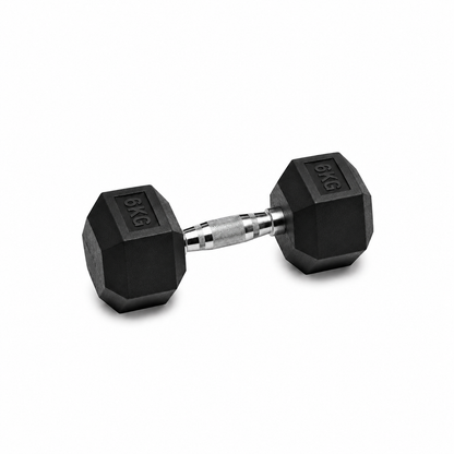 Rubber Hex Dumbbell