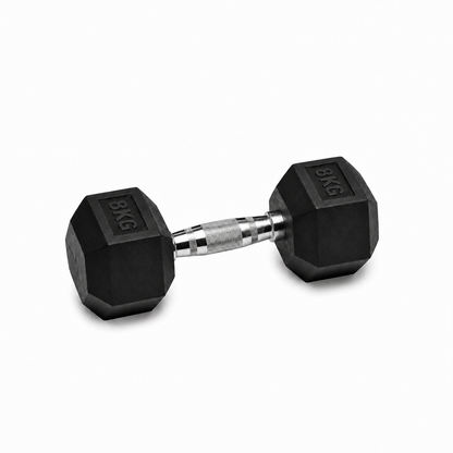 Rubber Hex Dumbbell