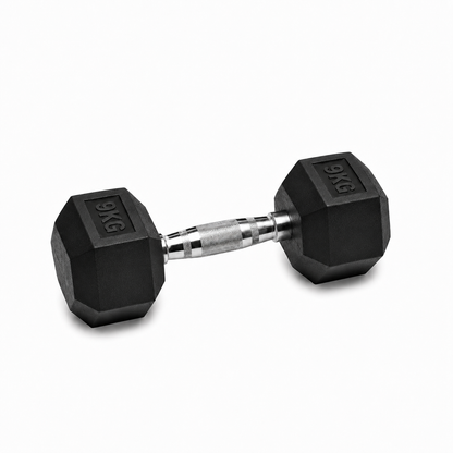 Rubber Hex Dumbbell