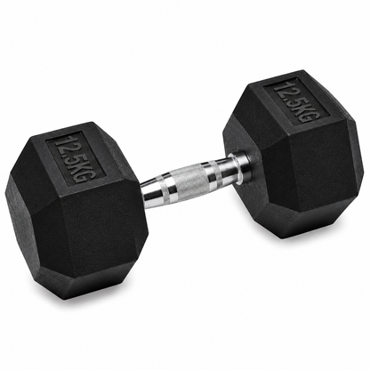 Rubber Hex Dumbbell
