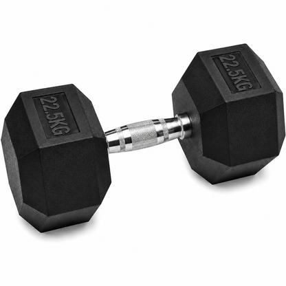 Rubber Hex Dumbbell