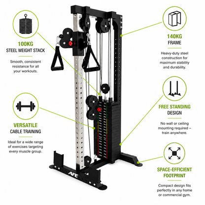 AFE Dual Cable Free Standing Tower
